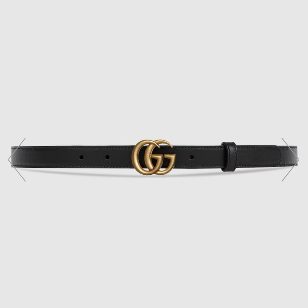Gucci GG Marmont Thin Belt with Dustbag Size 90